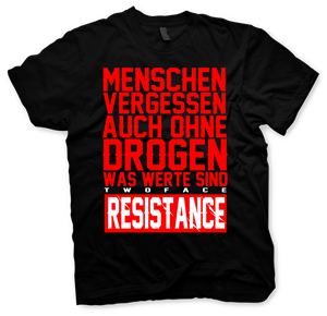Zeige Details für Two Face Resistance "Menschen vergessen" Shirt Bild von Two Face Resistance "Menschen vergessen" Shirt